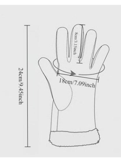 Gloving - Women's Fur-Cuff Winter Gloves