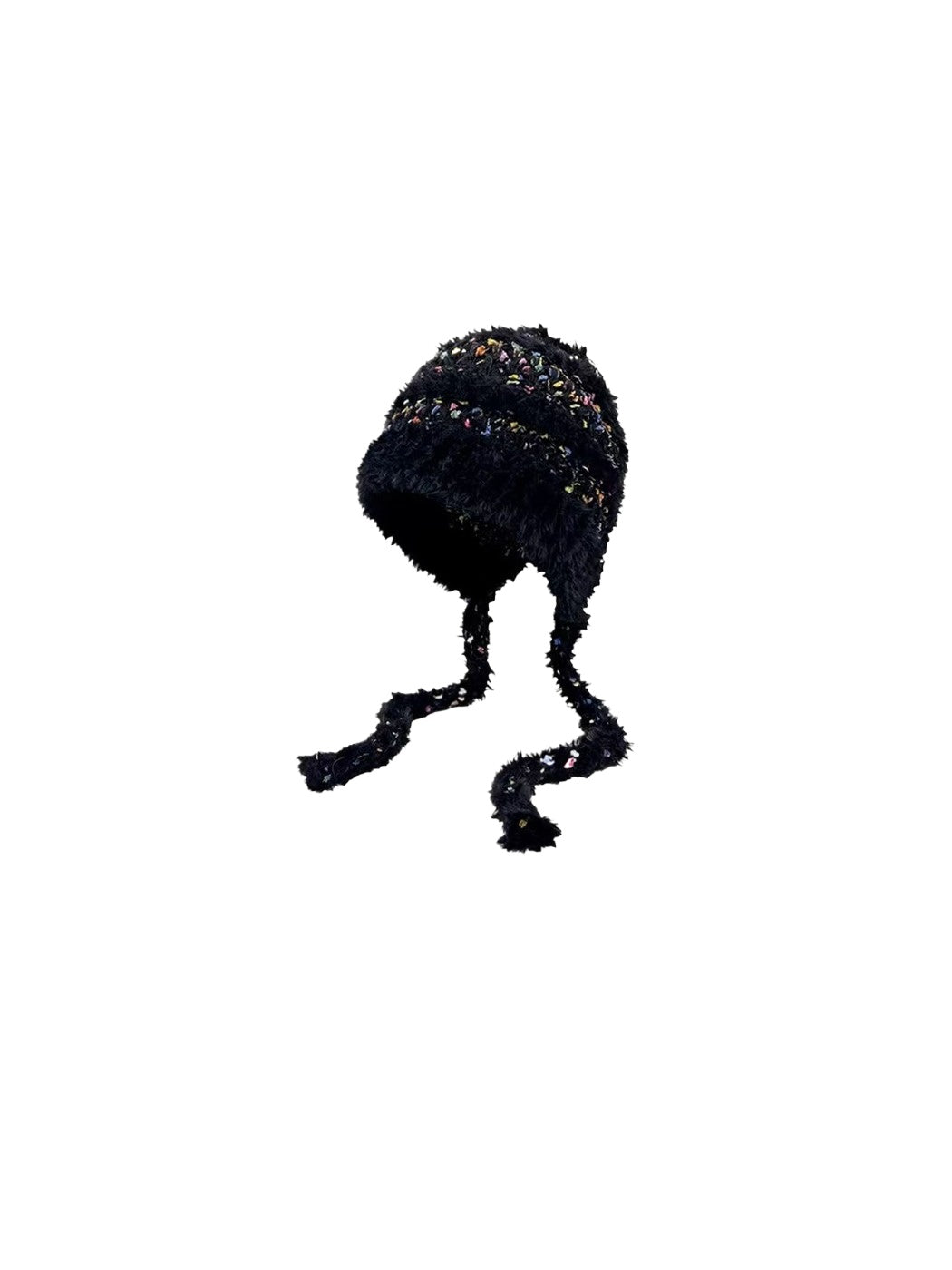 Haila - Winter Knitted Beanie with Colorful Speckled Patterns