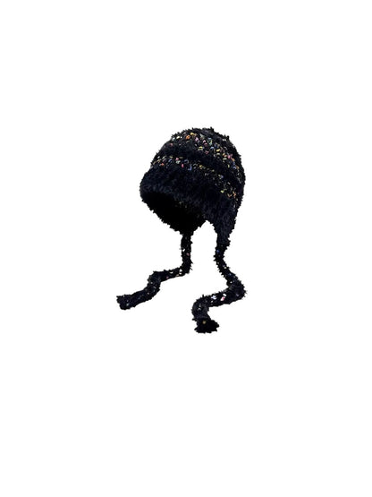Haila - Winter Knitted Beanie with Colorful Speckled Patterns