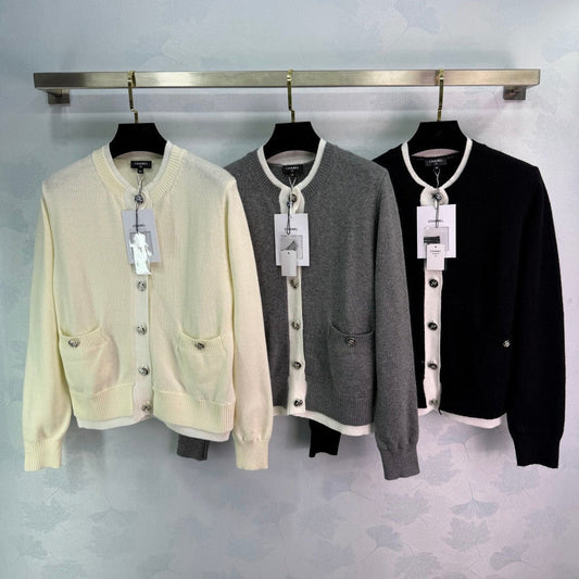 CC 26s Knitted Cardigan Top Wool 345002