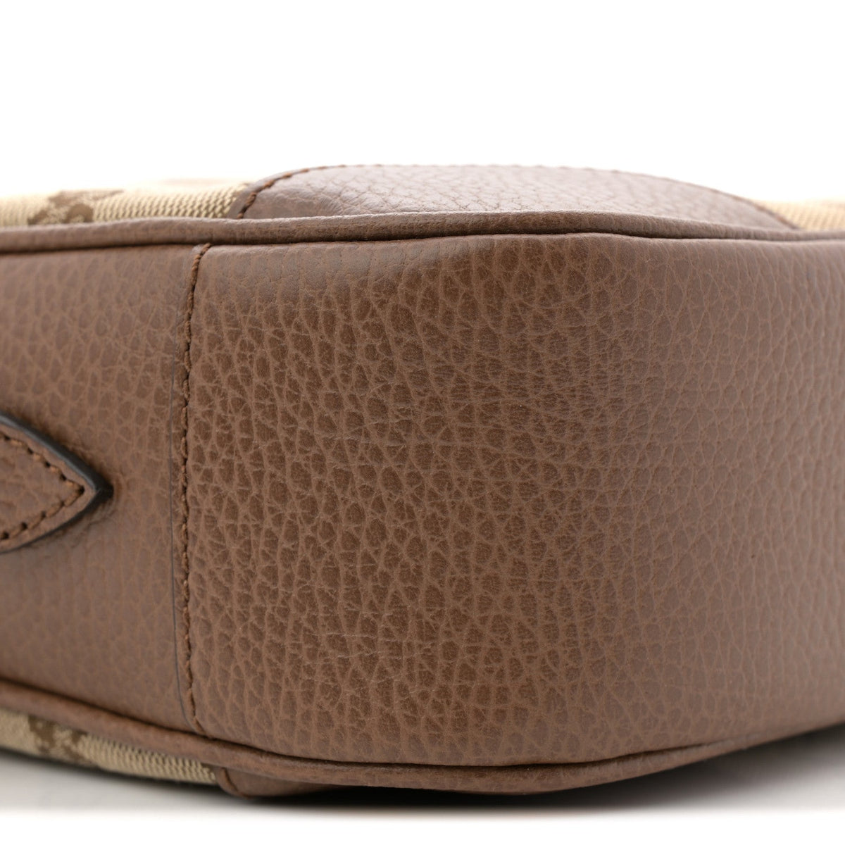 Monogram Mini Bree Messenger Bag Beige Tabacco