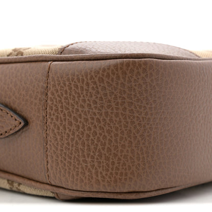 Monogram Mini Bree Messenger Bag Beige Tabacco