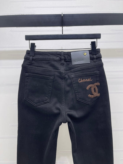 CC Slim-Fit Jeans Black Denim 343625