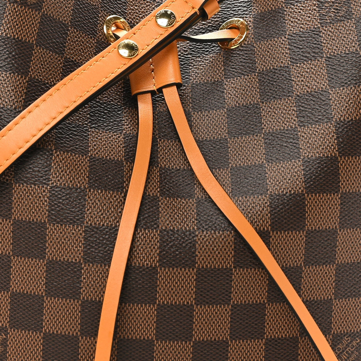 Damier Ebene Neonoe MM Safran