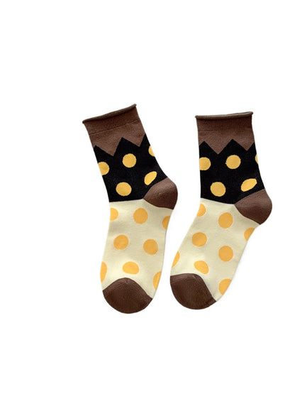 Rufia - Colorblock Crew Socks - Playful &amp; Soft