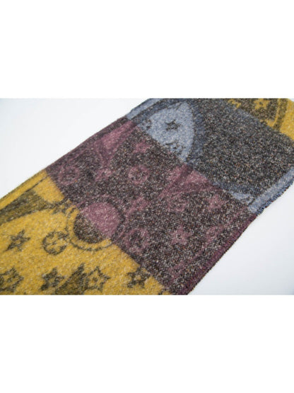 Scarvii - Winter Tassel Floral Jacquard Scarf