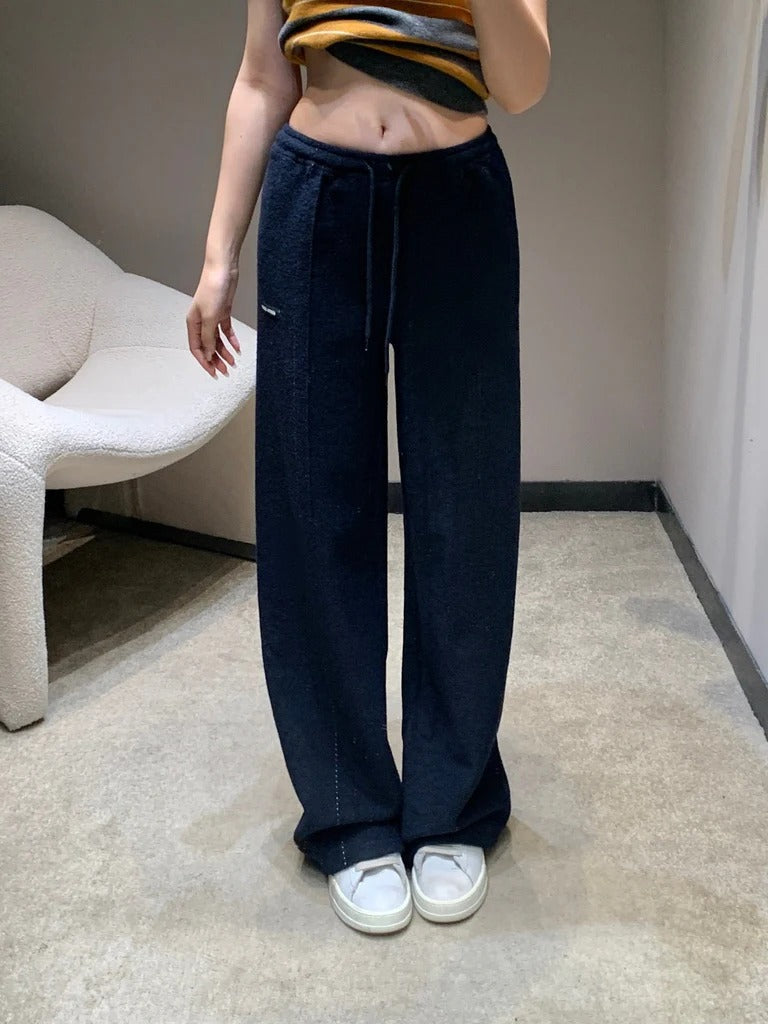 MIUMIU WIDE-LEG PANTS STYLE 656
