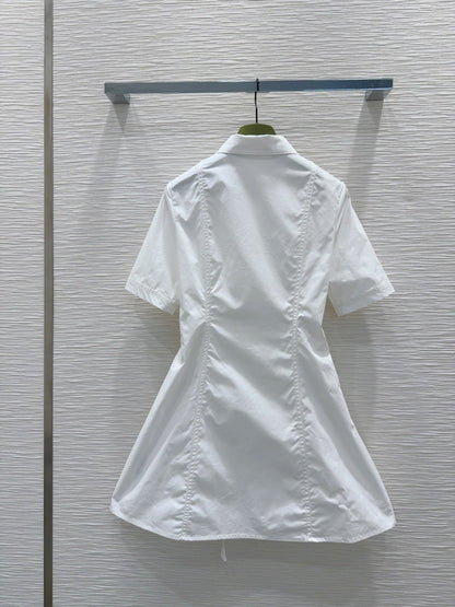 Gucci 2025 Shirt Dress White Cotton