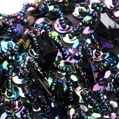 Sequined Silk Banquet Handbag