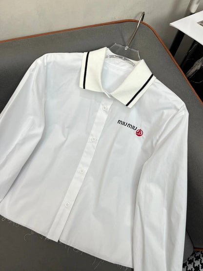 MIUMIU LONG-SLEEVE SHIRT 214505