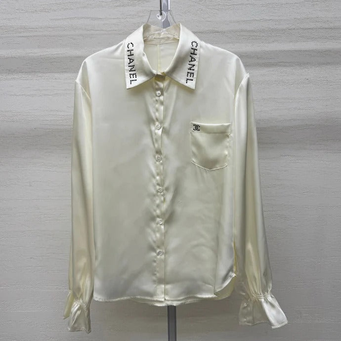 Chanel 2026 Shirt Cream Polyester 356977