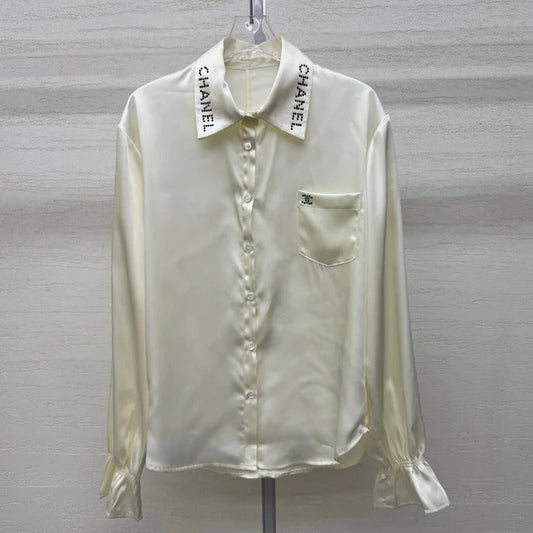 Chanel 2026 Shirt Cream Polyester 356977