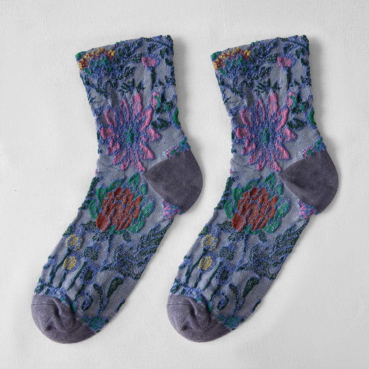 Rufia - 3D Flower Bohemian Women's Socks