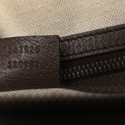 GG Supreme Monogram Web Small Ophidia Messenger Bag Brown