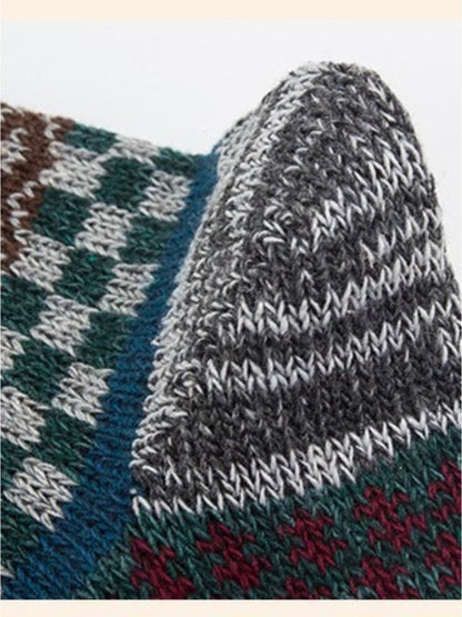 Rufia - Thick Mid-calf Socks for Winter