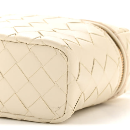 Calfskin Intrecciato Bang Bang Vanity Case Sea Salt