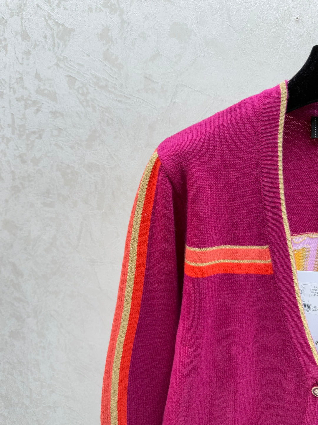 Chanel 2025 Cardigan Purple Wool 716294