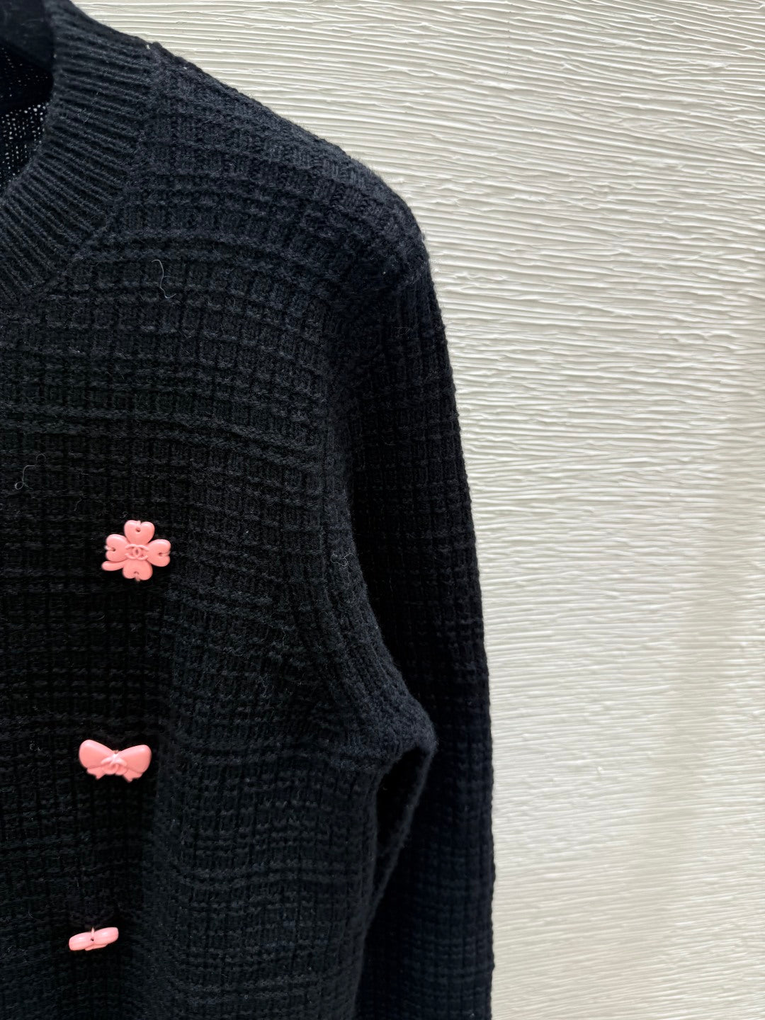 CC 25 Sweater Black Pattern Cashmere 286351