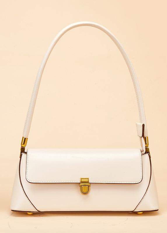 Leather Shoulder Bag Classic Rectangular Design