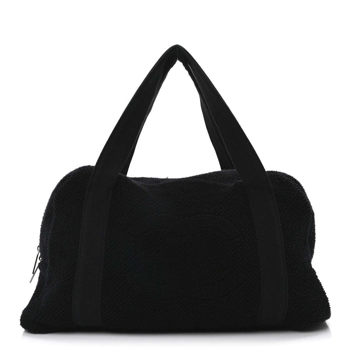 Terry Cotton CC Beach Duffel Towel Set Black