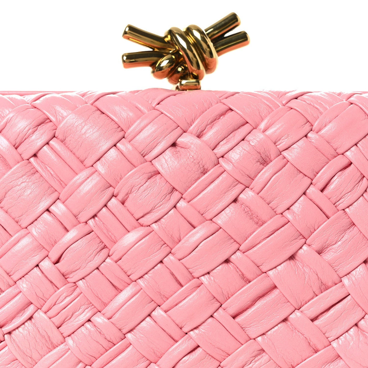 Foulard Intrecciato Minaudiere Knot Clutch Ribbon