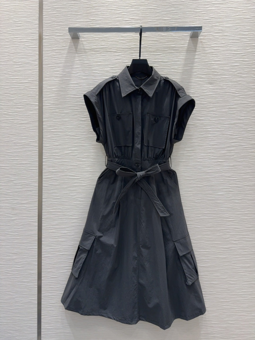 YSL 2025 Dress Black Nylon