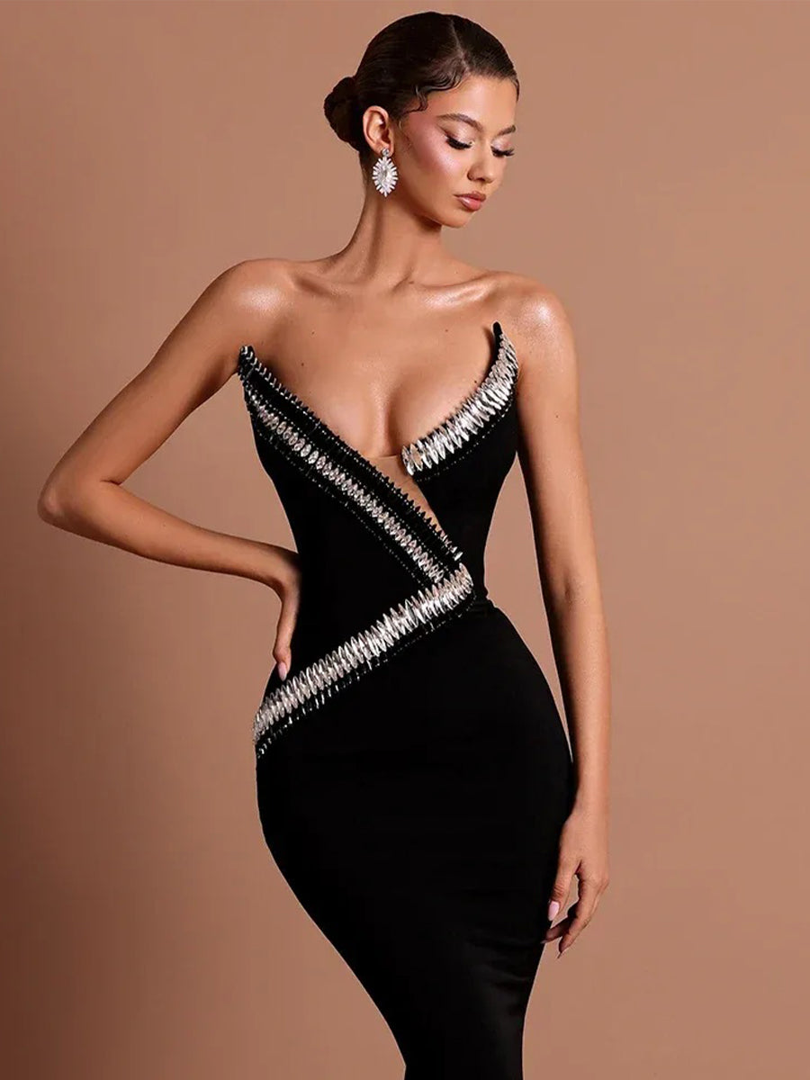Amira Maxi Dress In Black