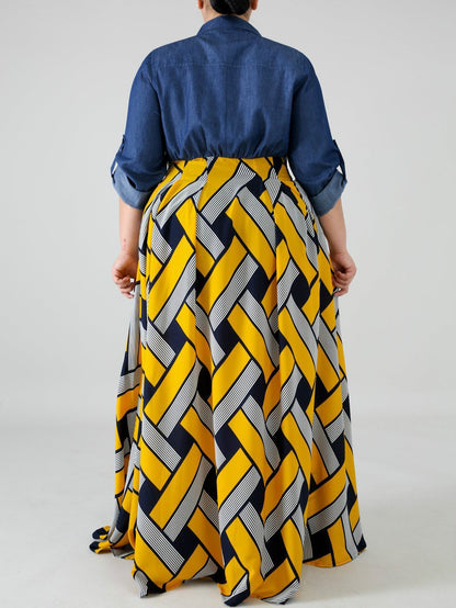 Be The Queen Plus Size Maxi Dress