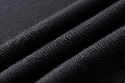 CD Embroidered Logo Sweater Black Wool Cotton