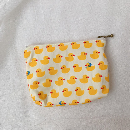 Cosbai - Canvas Printed Coin Purse