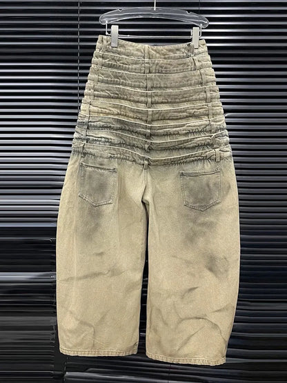 Lilith Uniquely Designed Multi-Waistband Jeans