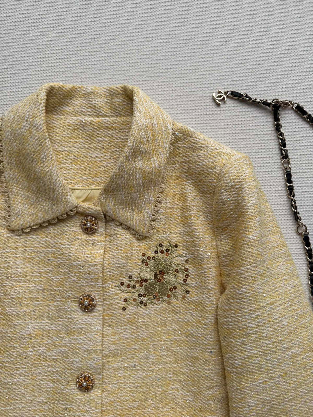 CC Set Light Yellow Tweed 352994