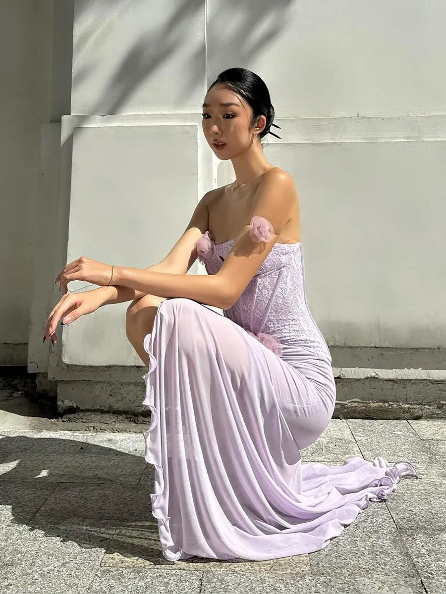 Mariana Maxi Dress In Purple