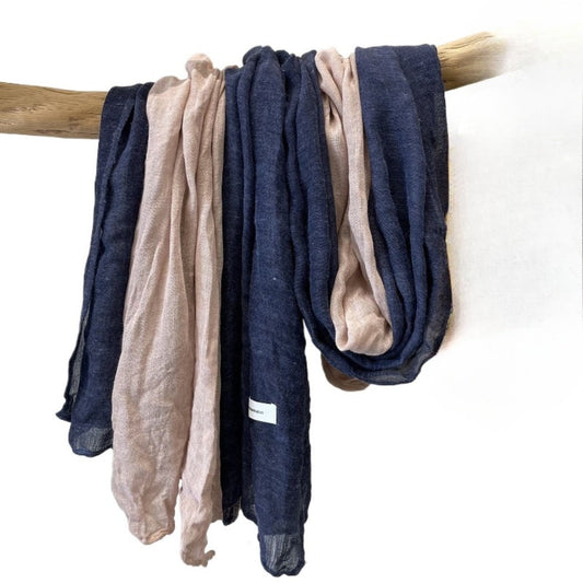 Scarvii - Big Color-Block Scarf - All-Season Style