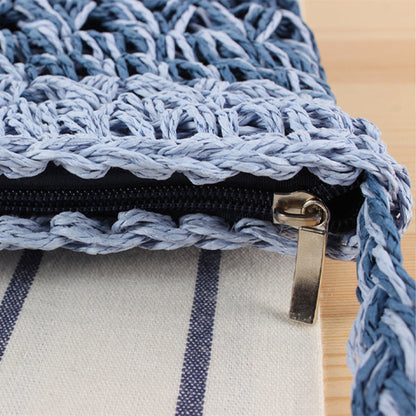 Crochet Market Bag Gradient Crossbody Bag