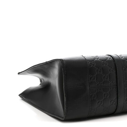Guccissima Signature Briefcase Black