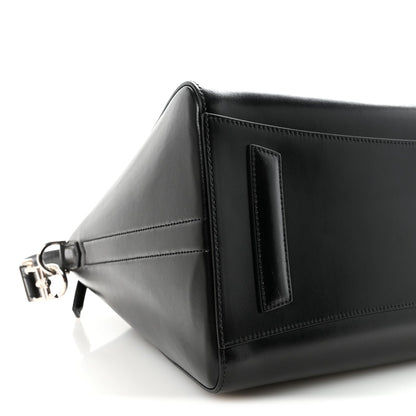 Shiny Lord Calfskin Medium Antigona Black