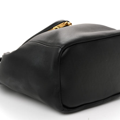 Calfskin Small Beak Tote Black