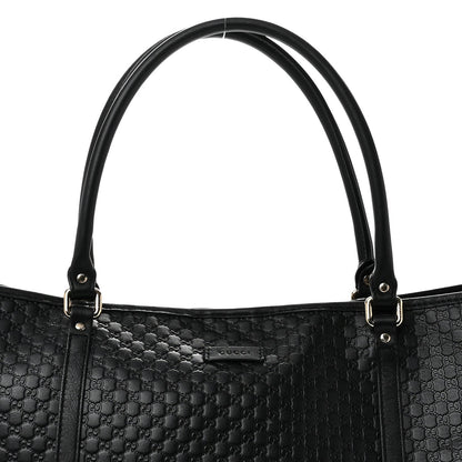 Microguccissima Large Joy Tote Black