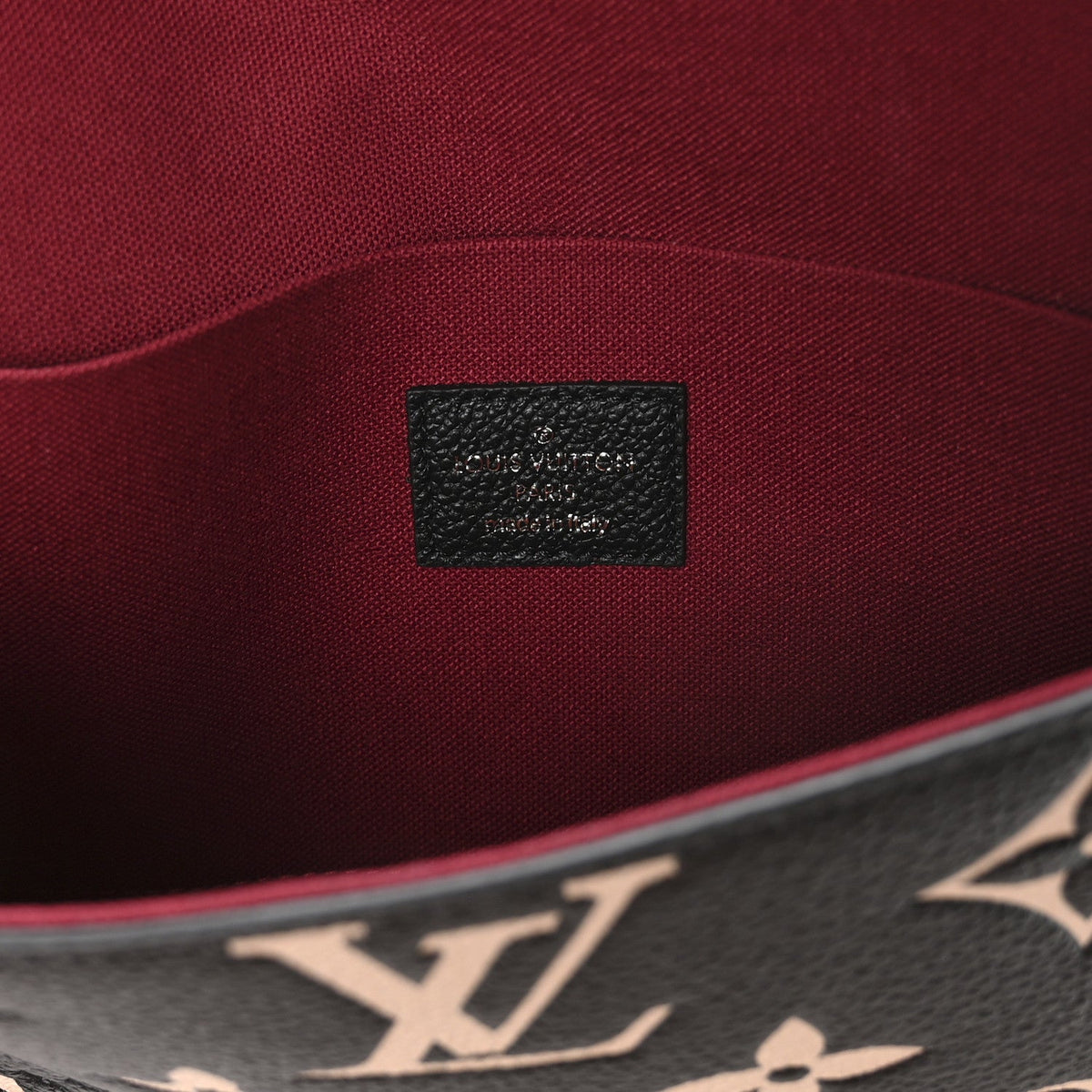 Empreinte Monogram Giant Felicie Pochette Black Beige