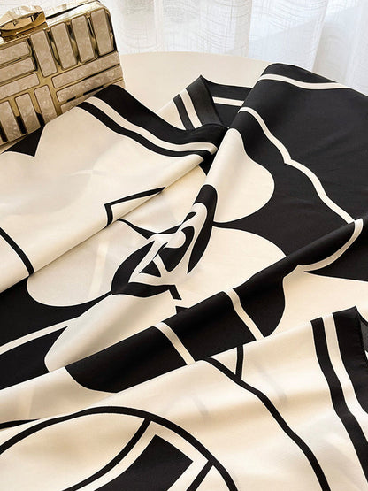 Square Printed Sun Protection Scarf