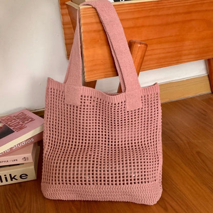 Crochet Tote Bag Summer Niche Knitted Bag