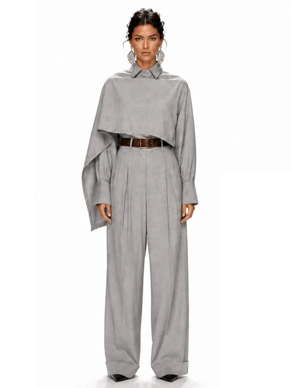 Clara Shirt and Trousers Set