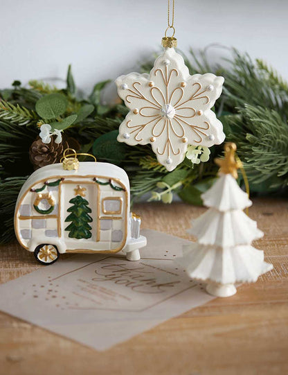 Beautify Wreath Bow Christmas Hanging Ornament