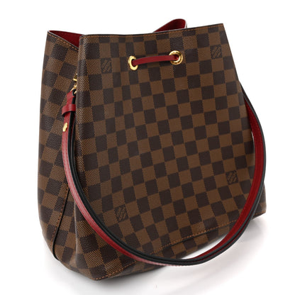 Damier Ebene Neonoe MM Cherry Berry