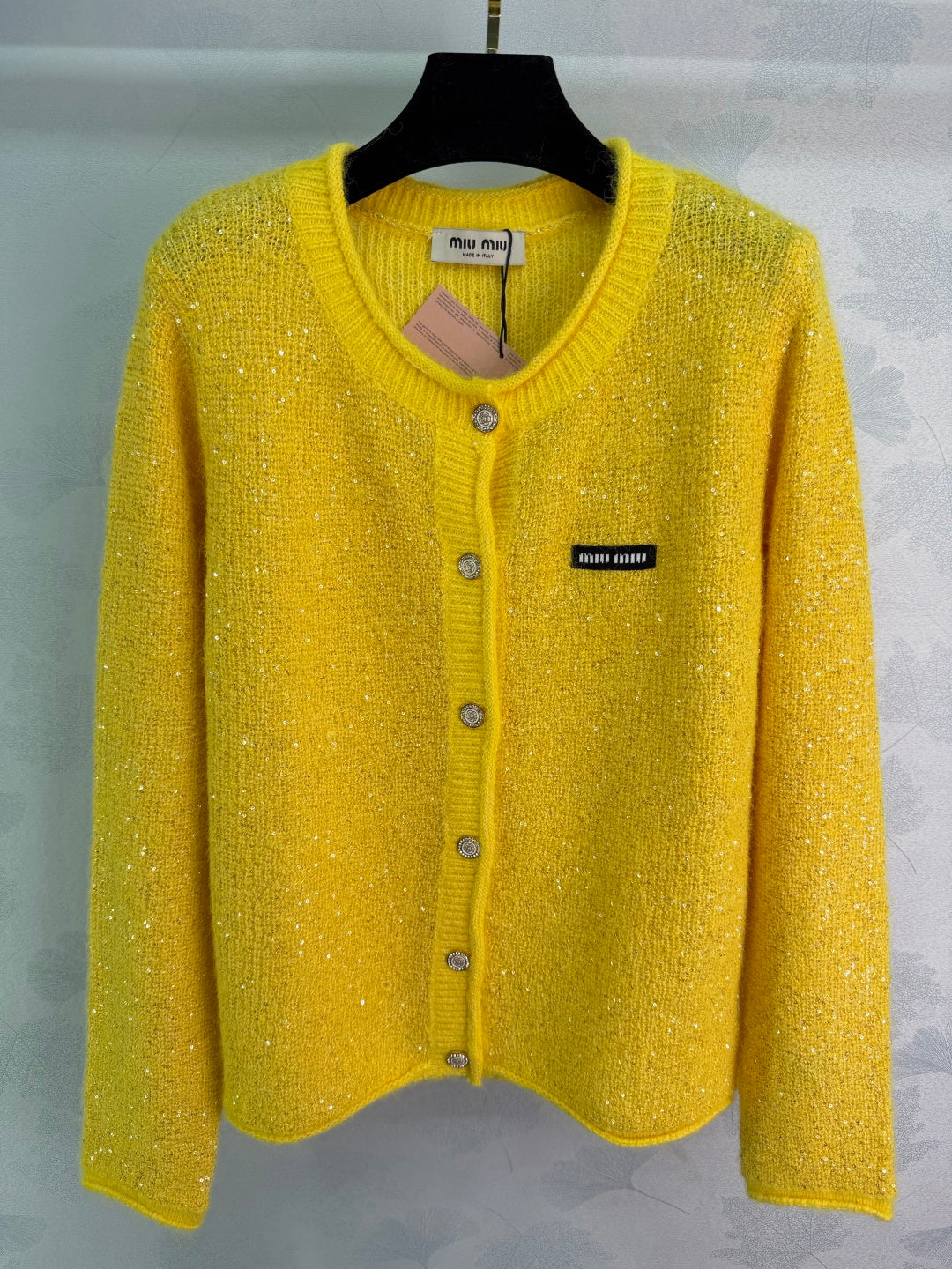 Miu 26s Knit Cardigan Wool Silk 345191