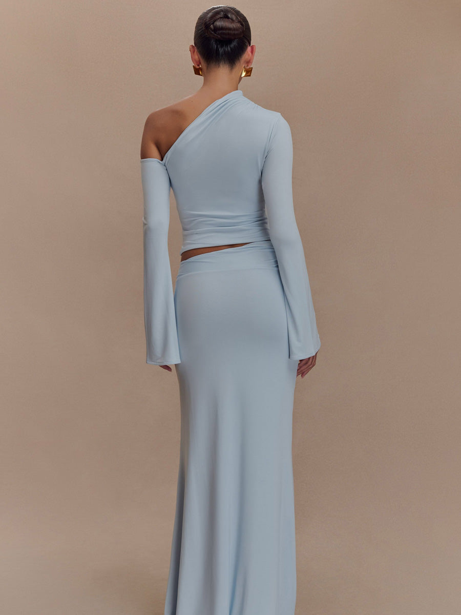 Juliana Asymmetrical Maxi Skirt Set