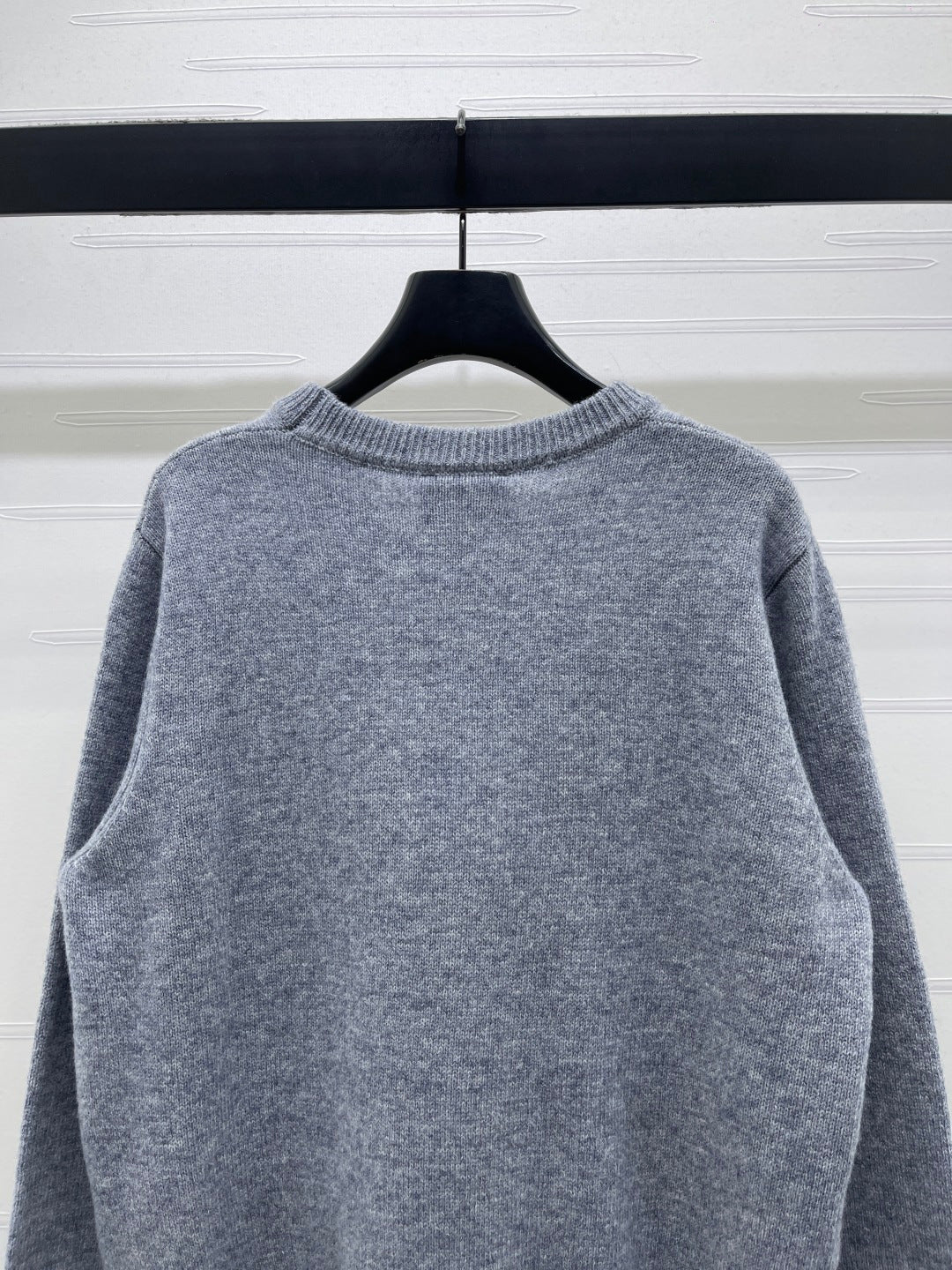 Chanel Floral Patterns Gray Sweater Embroidered 340998