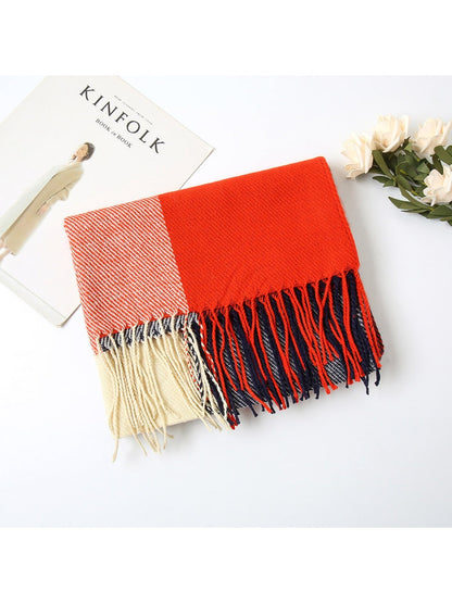 Sscarvii - Winter Scarf with Colorful Plaids