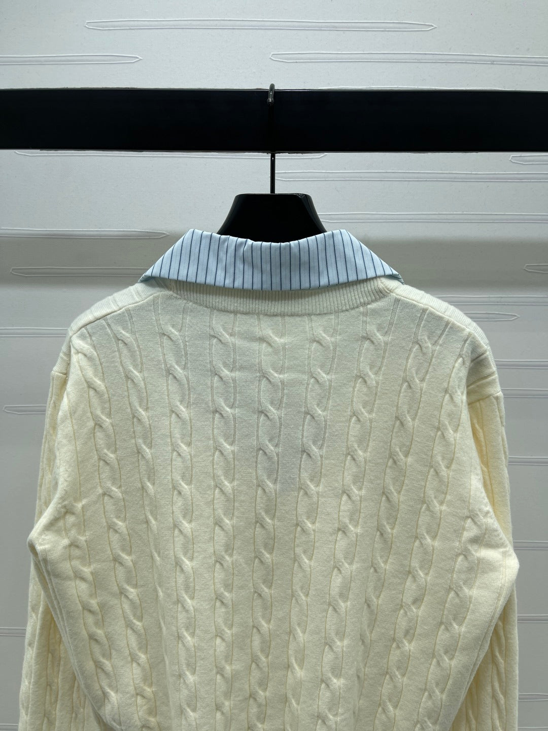 Miu Miu 25 Long Sleeve Knitted Sweater Wool 295626